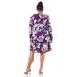 Plus Size 24/7 Comfort Apparel Floral Knee Length Dress - image 3