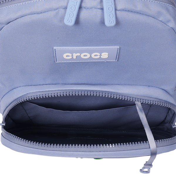 Crocs™ Back to School Blue Backpack with Game Jibbitz™ Charms