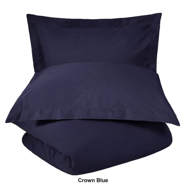 Superior 300TC Cotton Percale Duvet Cover Set
