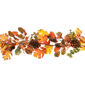 Northlight 5ft. Autumn Leaves & Pinecone Fall Harvest Garland - image 4