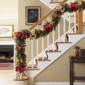 Puleo International 6ft. Pre-Lit Adorned Garland - image 2