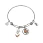 Shine If Daughters Were Flowers Crystal Bangle Bracelet - image 1