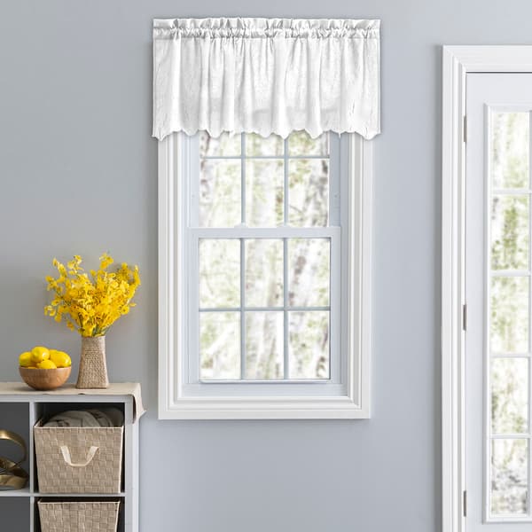 Portland Solid Crushed Taffeta Valance - image 