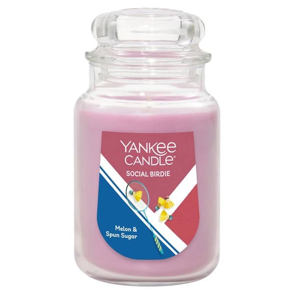 Yankee Candle 22oz Social Birdie - Melon & Spun Sugar Jar Candle - image 