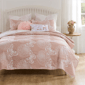 Mariposa Butterfly Blossom Reversible Matelassé Coverlet Set - image 2
