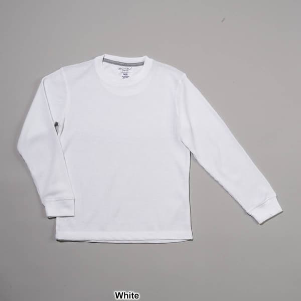 Boys (8-20) Architect® Jean Co. Solid Crew Neck Thermal Top
