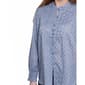 Womens NY Collection Smock Sleeve Casual Button Down - image 3