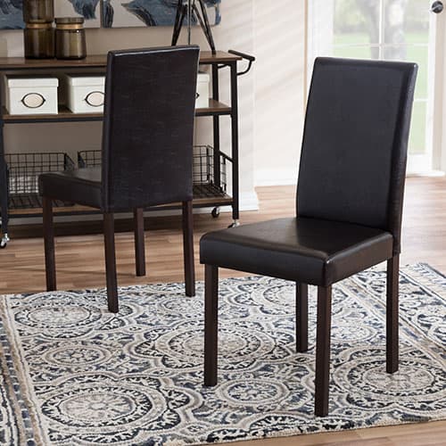 Baxton Studio Andrew Dining Chair - Set of 4