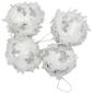 Northlight 4ct. Feather Ball with Sequins Christmas Ornaments - image 4