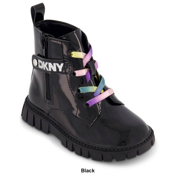 Little Girls DKNY Carrie Side Zip Lug Sole Booties