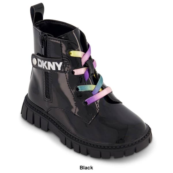 Little Girls DKNY Carrie Side Zip Lug Sole Booties