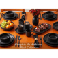 Sango Anderson Black Stoneware 12pc. Dinnerware Set Service for 4 - image 4