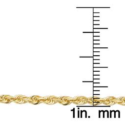 Gold Classics™ 10kt. Gold Semi Solid Rope Necklace