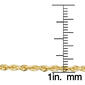 Gold Classics&#8482; 10kt. Gold Semi Solid Rope Necklace - image 3