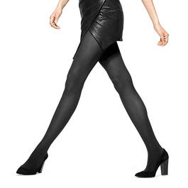 Womens HUE&#40;R&#41; Opaque Tights with Control Top