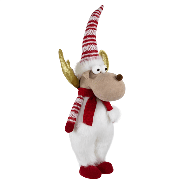 Northlight Standing Plush Moose Christmas Figure