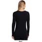 Womens Cuddl Duds Softwear with Stretch Long Sleeve V-Neck Tee - image 2