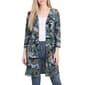 Womens NY Collection 3 Quarter Camo Hacci Cardigan - image 1