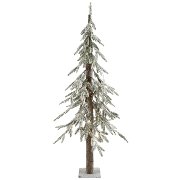Northlight 4ft. Pre-Lit LED Alpine Flocked Christmas Tree