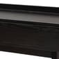 Baxton Studio Kalani Espresso Brown Wood 2-Drawer Console Table - image 7