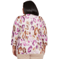 Plus Size Alfred Dunner Urban Legend 3/4 Sleeve Leopard Blouse - image 2