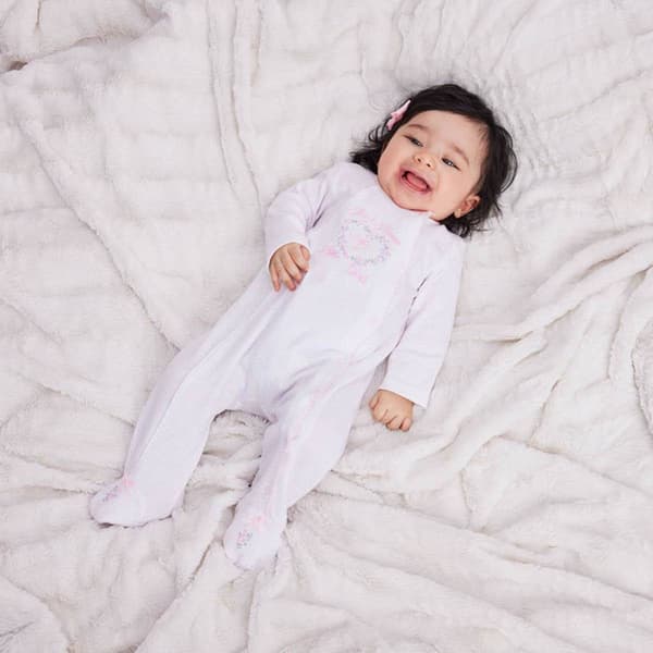 Baby Girl (Preemie-9M) Little Me® Thank Heaven Footie Sleeper