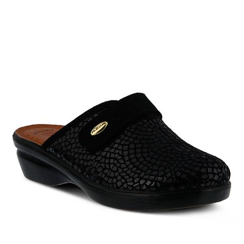 Womens Flexus(R) By Spring Step Merula Clogs - Black