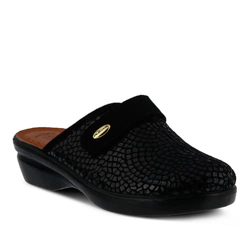 Womens Flexus(R) By Spring Step Merula Clogs - Black