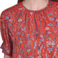 Womens Tommy Hilfiger Short Puff Sleeve Ditsy Floral Blouse - image 4