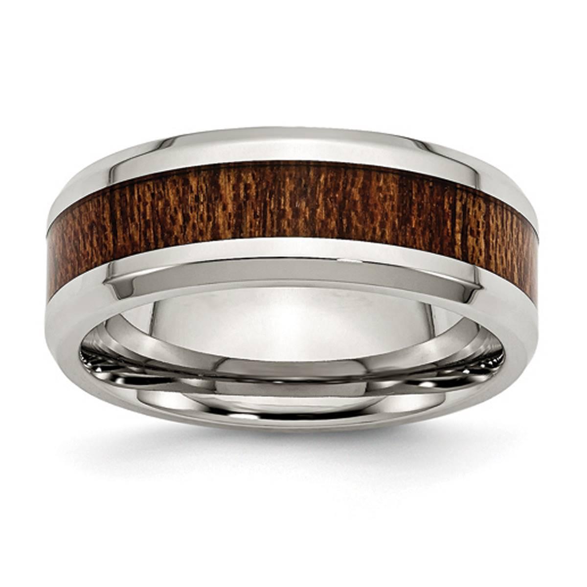 Mens Gentlemen’s Classics™ Brown Wood Enamel Inlay...