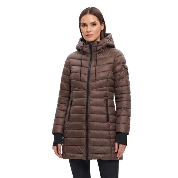 Womens Steve Madden Short Heavyweight Puffer Coat