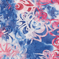 Plus Size Ruby Rd. Indigo Go Tie Dye Floral Keyhole Neck Blouse - image 6