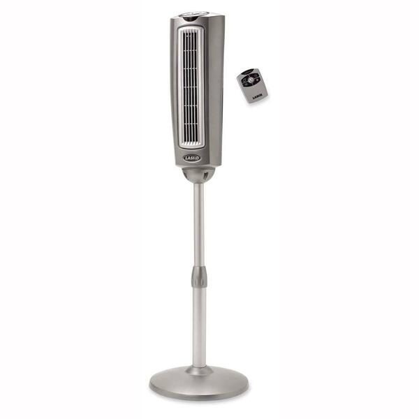 Lasko Adjustable Space-Saving Oscillating Pedestal Tower Fan - image 
