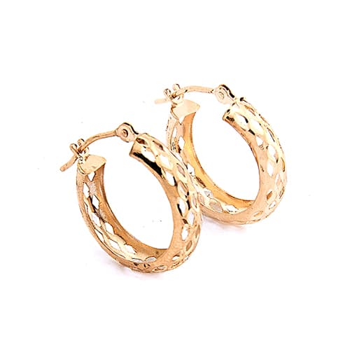 Candela 14kt. Yellow Gold Hoop Earrings - image 