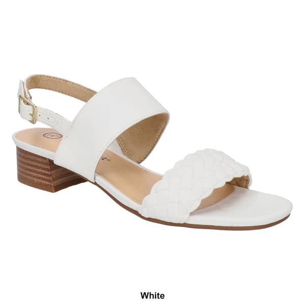 Womens Bella Vita Ellison Block Heel Slingback Sandals