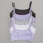 Girls &#40;7-14&#41; Rene Rofe&#40;R&#41; 5pk. Noelle Floral/Marled/Solid Bralettes - image 1