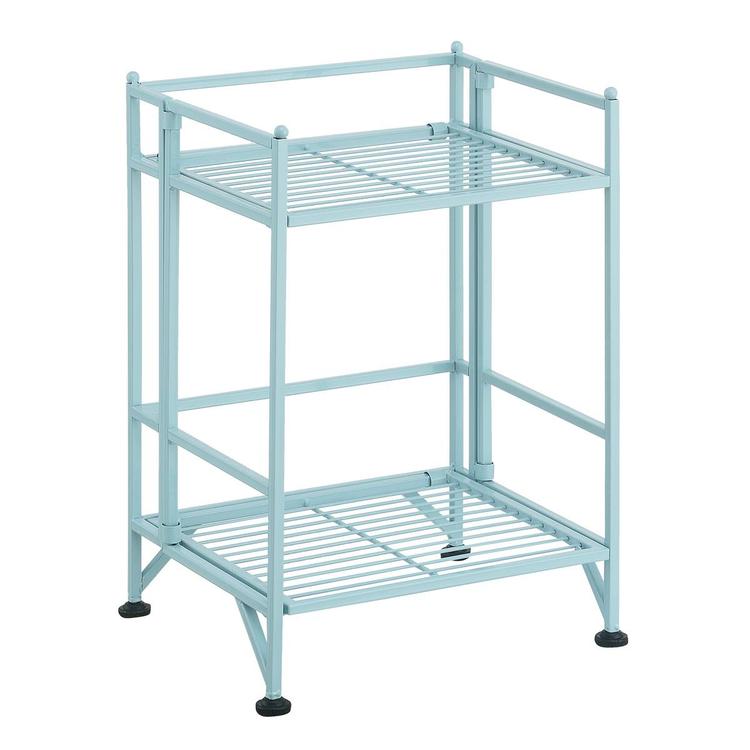 Convenience Concepts Xtra Storage 2-Tier Folding Metal Shelf