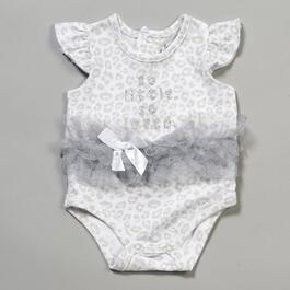 Baby Girl (NB-9M) Baby Essentials Glitter Cheetah Bodysuit