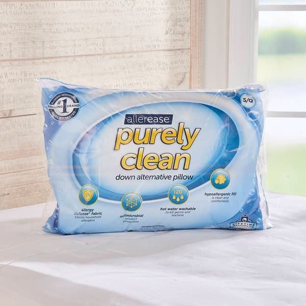 allerease® Purely Clean Bed Pillow Boscov's