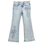 Girls (4-6x) Squeeze Stitched Butterfly Patch Flare Jeans - image 2