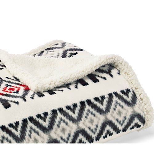 Eddie Bauer Mountain Village Sherpa Throw