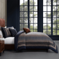 Bebejan Dark Blue Animal Prints 5pc. Reversible Comforter Set - image 3