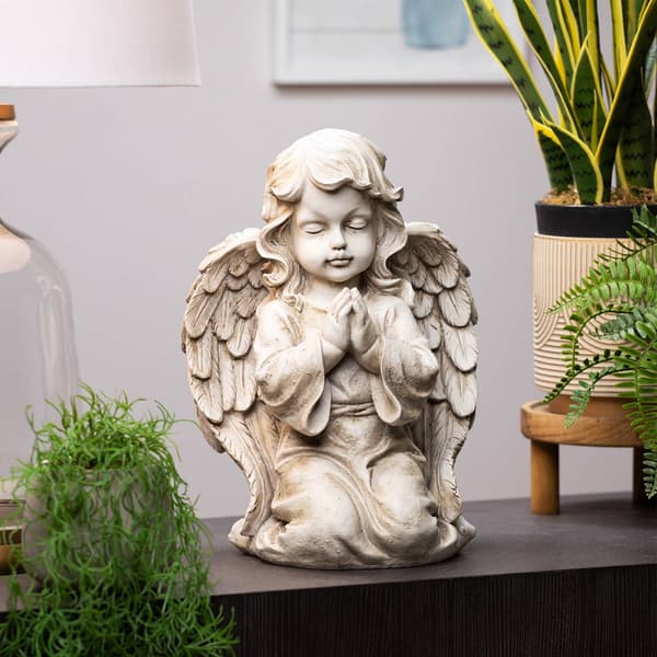 Northlight Seasonal Kneeling Praying Cherub Statue
