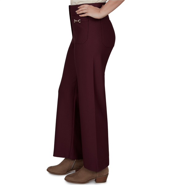 Petite Ruby Rd. English Countryside Solid Pique Knit Pants