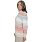 Womens Alfred Dunner Sunset Ridge Space Dye Stripe Sweater - image 4