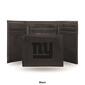 Mens NFL New York Giants Faux Leather Trifold Wallet - image 2