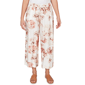 Womens Skyes the Limit Blooming Pastels Printed Wide Ankle Leng - image 1