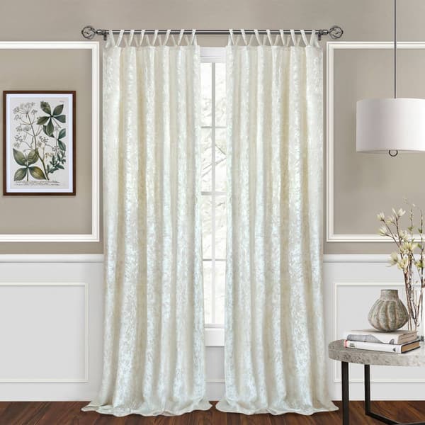 Achim Harper Criss Cross Tab Top Curtain Panel - image 