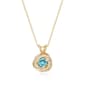 Forever Facets 18kt. Gold Topaz Love Knot Necklace - image 2