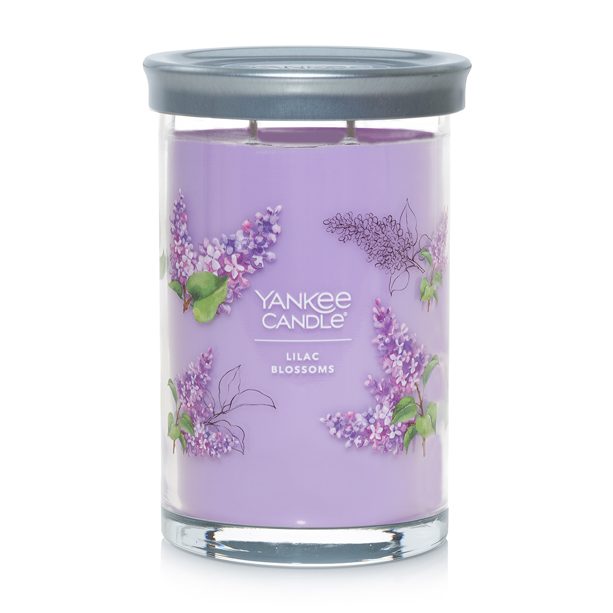 Open Video Modal for Yankee Candle&#40;R&#41; 20oz Signature 2-Wick Lilac Blossom Tumbler Candle